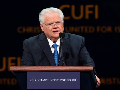 Pastor John Hagee, CUFI founder and Chairman, speaking at