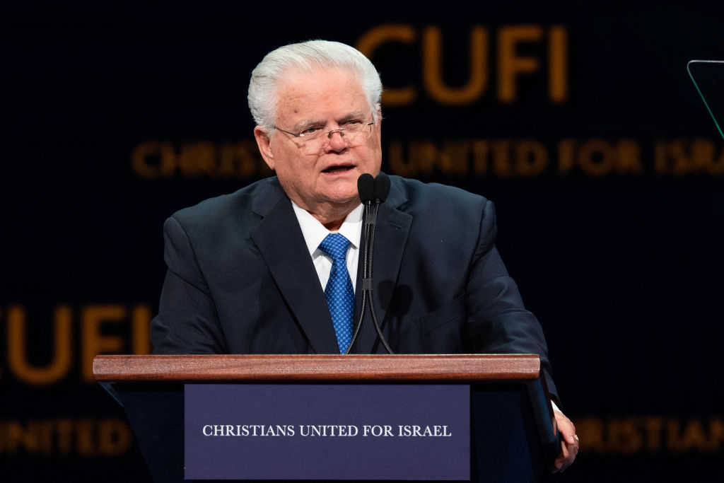 Pastor John Hagee, CUFI founder and Chairman, speaking at