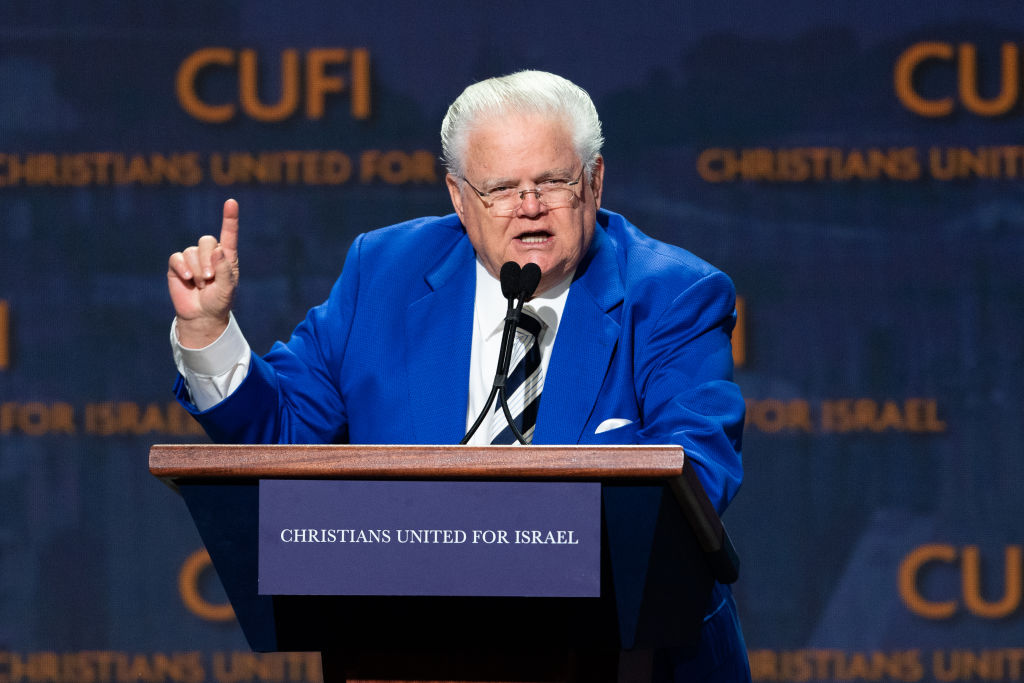 Pastor John Hagee, CUFI founder and Chairman, speaking at