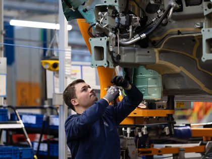 Van Production At Volkswagen Hanover Plant