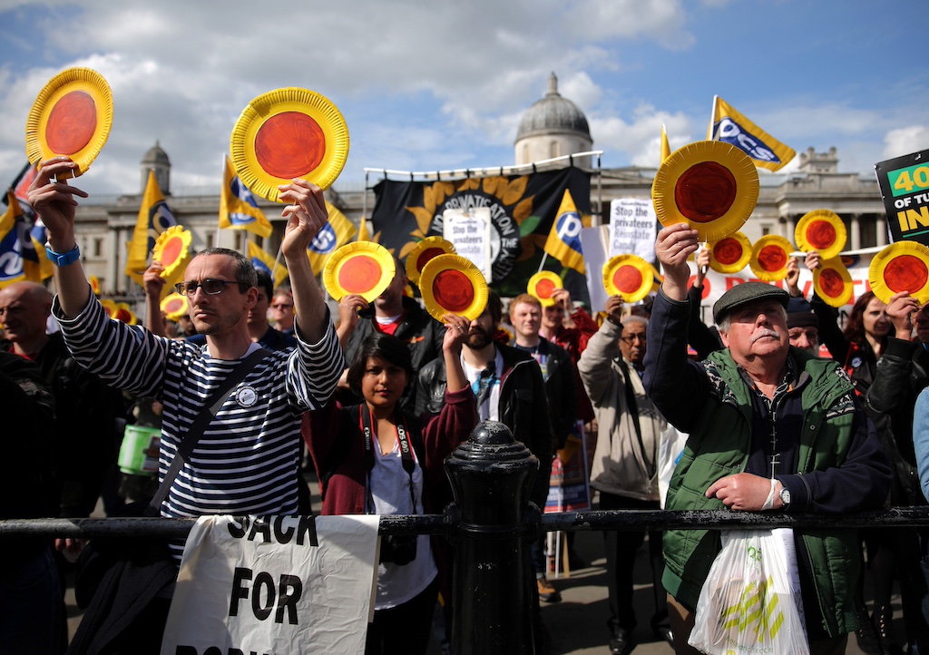 May Day Protests Take Place In London