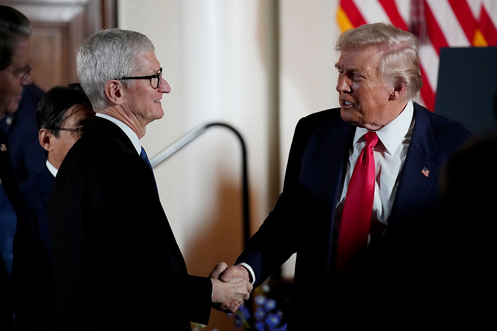 U.S. President Trump Meets With Japanese Business Leaders In Tokyo