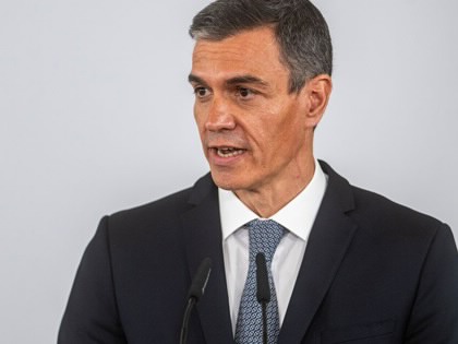 Prime Minister Pedro Sanchez of Spain attends a high-level bilateral summit with Brazil in Barcelona, Spain, on April 17, 2026.