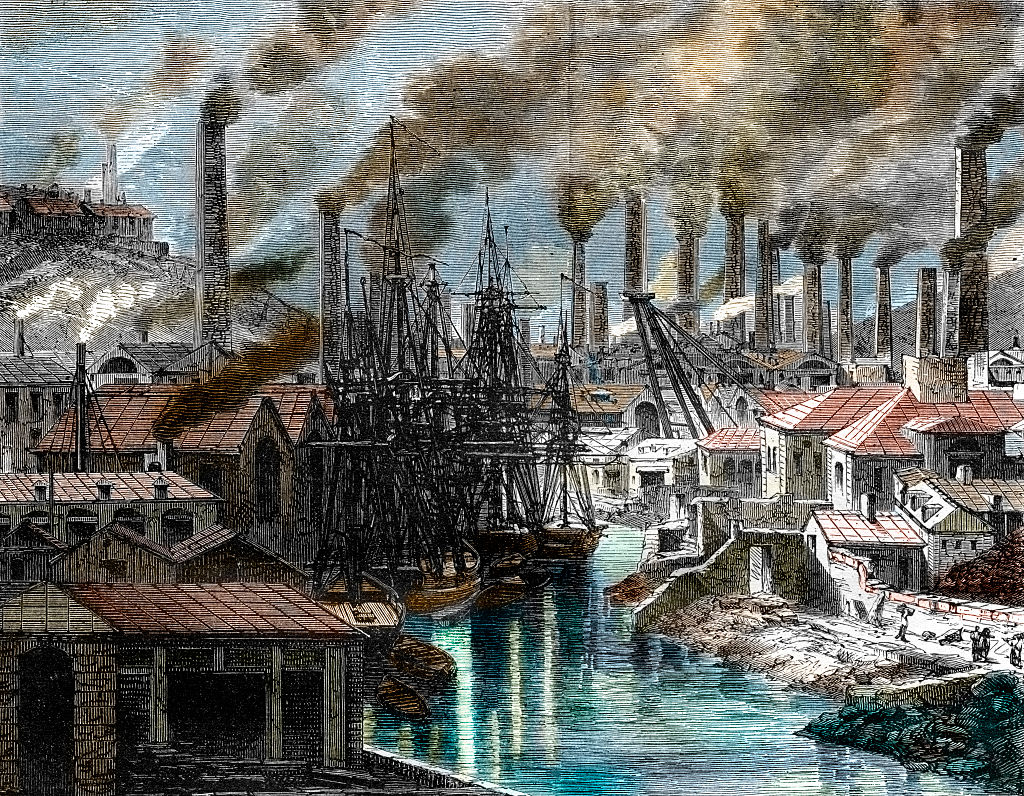 Industrial landscape, England