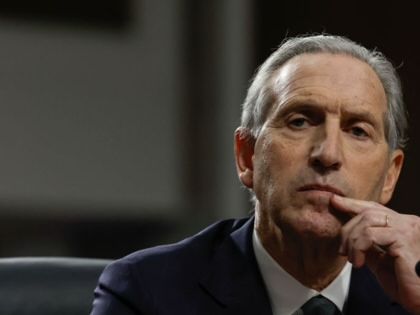 Former Starbucks CEO Howard Schultz testifies before the Senate Health, Education, Labor, and Pensions Committee in the Dirksen Senate Office Building on Capitol Hill on March 29, 2023, in Washington, DC.