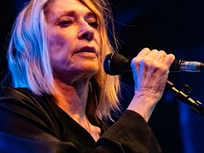 Kim Gordon performs at O2 Shepherd's Bush Empire on April 14, 2026 in London, England. 