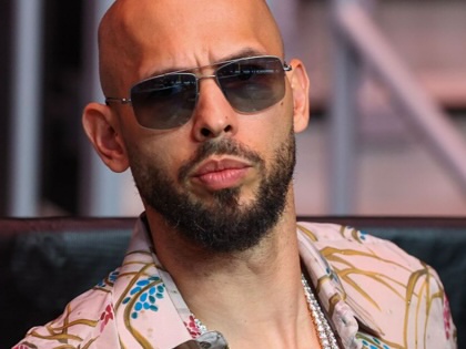 Andrew Tate attends UFC 327 at Kaseya Center on April 11, 2026, in Miami, Florida.