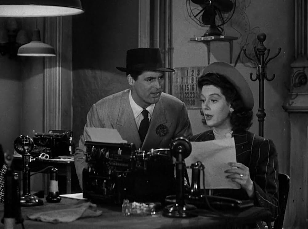Still from the film His Girl Friday. 