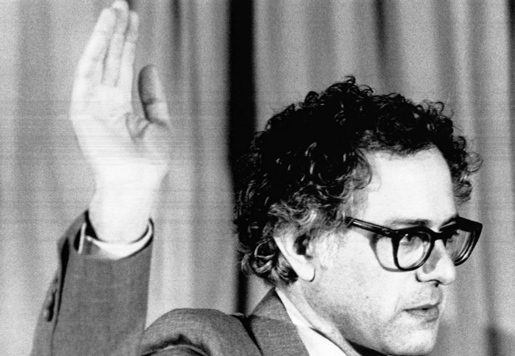 Bernard Sanders is sworn in as mayor of Burlington, Vermont, in 1981.