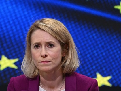 European Union High Representative and Vice President for Foreign Affairs and Security Policy Kaja Kallas answers questions in an interview at the EU headquarters in Brussels on June 3, 2026.