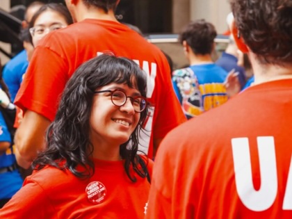 Claire Valdez, a democratic socialist and union organizer running for New York’s Seventh Congressional District.