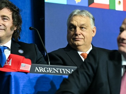 Javier Milei, Viktor Orbán, and Gianni Infantino attend a meeting of Donald Trump's "Board of Peace."