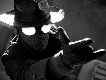 Nicolas Cage in a still from Spider-Noir