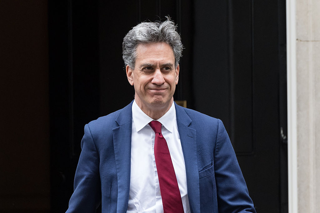 Labour's Ed Miliband is photographed outside of 10 Downing Street on May 19, 2026.