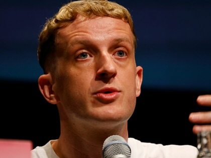 The writer Édouard Louis speaks at an event on his book "The Crash" as part of the 25th Berlin International Literature Festival at the Haus der Berliner Festspiele in Berlin on September 20, 2025.