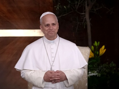 Pope Leo XIV visits Sapienza University in Rome, Italy, on May 14, 2026.