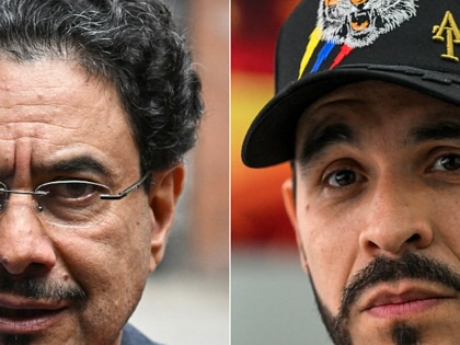 Portraits of Iván Cepeda and Abelardo de la Espriella, the two candidates for Colombia's 2026 presidential election runoff