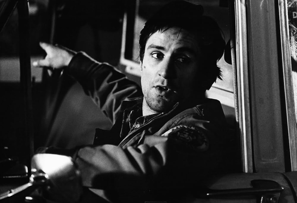 Robert Deniro stars in Martin Scorsese's 1976 film, Taxi Driver