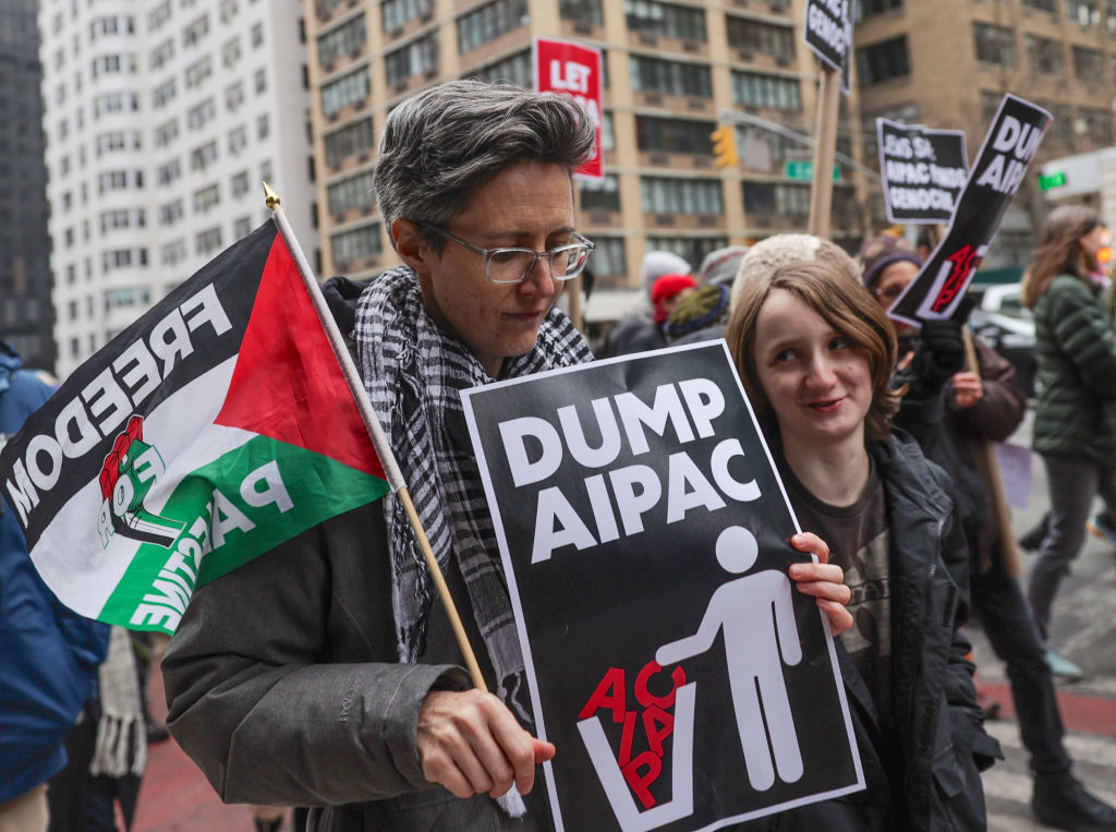 Pro-Palestinian protesters in New York City