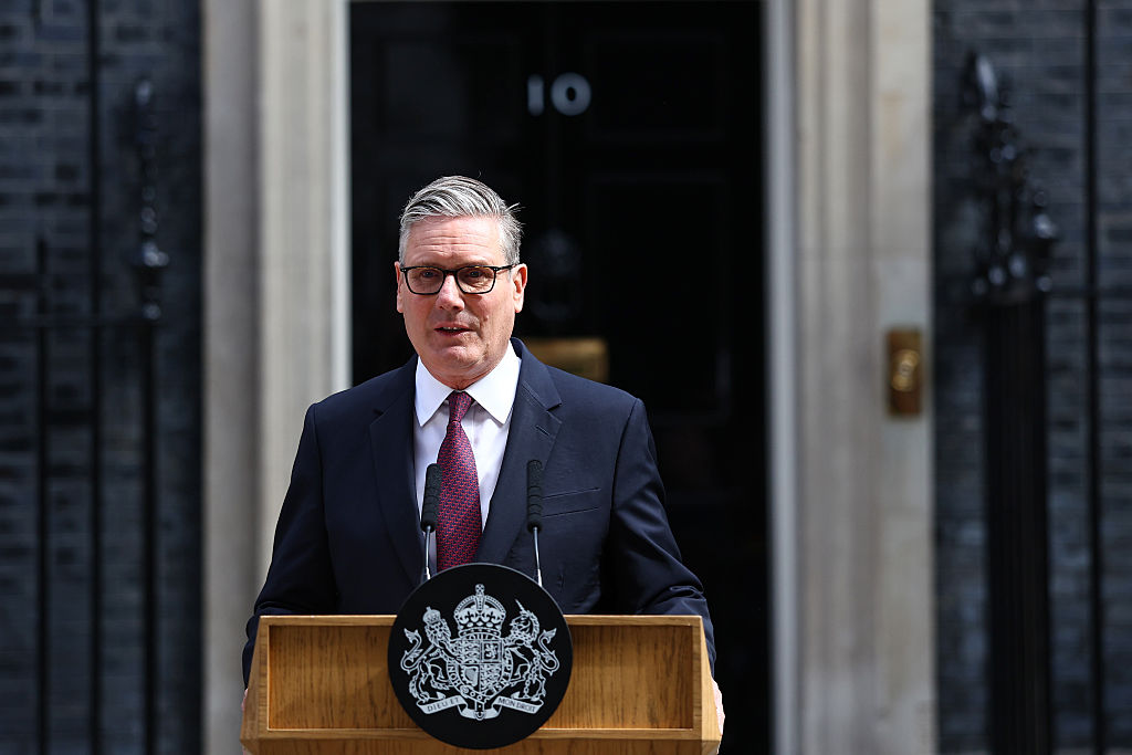 Keir Starmer announces his resignation as UK prime minister and leader of the Labour Party outside No. 10 Downing Street on June 22, 2026, in London, England.