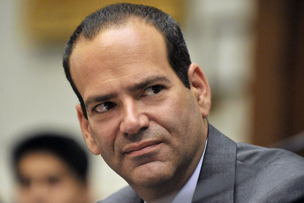 Neil Barofsky, then–special inspector general of the Troubled Asset Relief Program, testifies on Capitol Hill on July 22, 2009. 