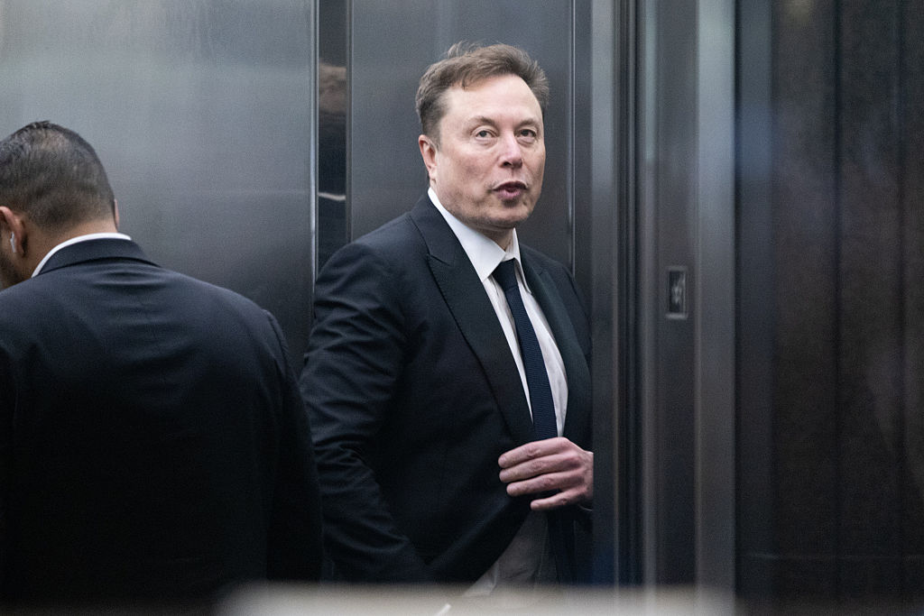 Elon Musk arrives to court at the Ronald V. Dellums Federal Building on April 30, 2026, in Oakland, California.