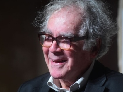 Carlo Ginzburg attends a conversation about "Piero Della Francesca" with Arturo Galansino at Testo Literature Festival at Stazione Leopolda on February 26, 2023, in Florence, Italy. 