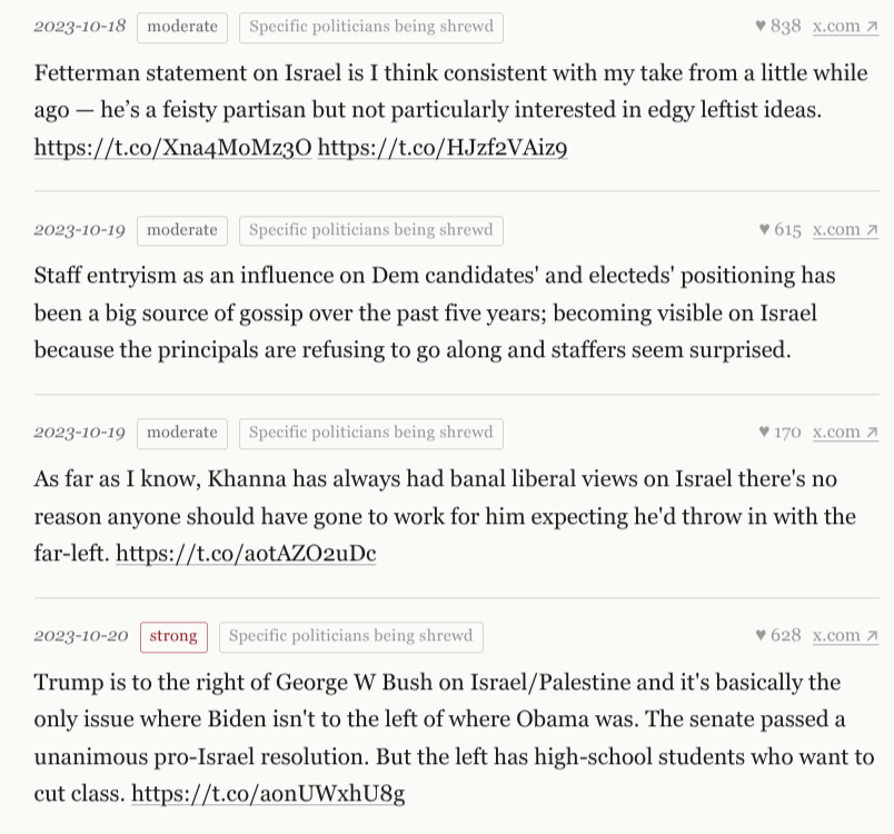 Matt Yglesias's Israel-Palestine Tweets, IV.