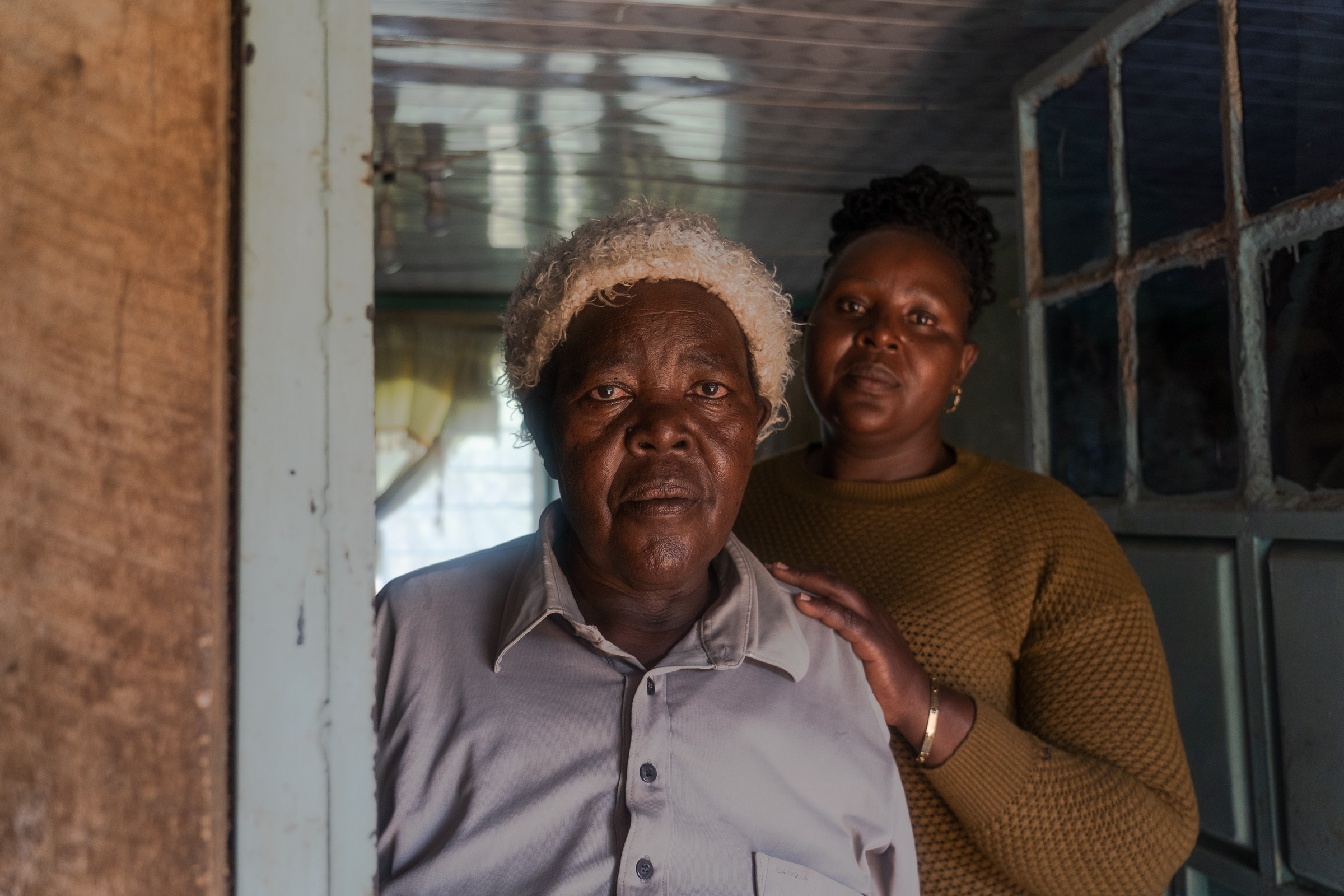 Rosaria Rigiri and her daughter, Lucy Makena, at their home in Meru.