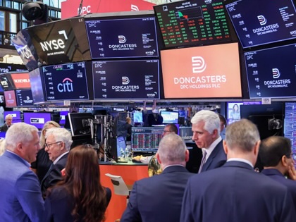 DPC Holdings Ltd. signage during the company’s initial public offering (IPO) on the floor of the New York Stock Exchange (NYSE) in New York City on Thursday, June 25, 2026.