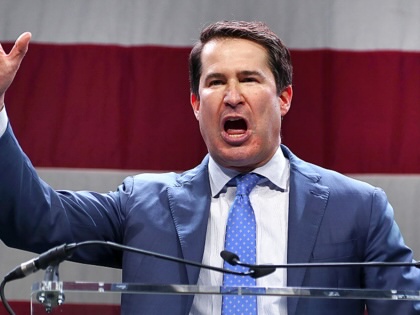 US Representative Seth Moulton speaks at the Massachusetts Democratic Party convention on May 30, 2026.
