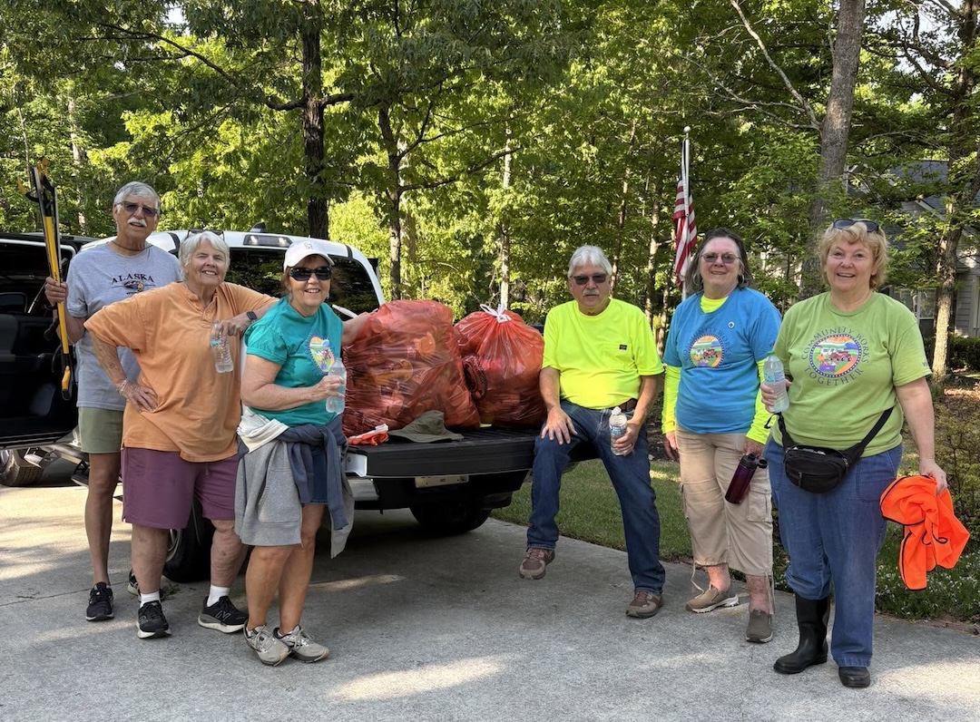 Community Works volunteers in Hart County, Georgia.