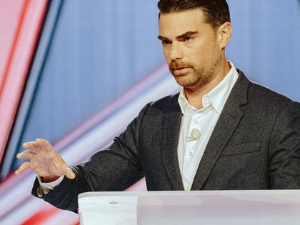 US conservative political commentator Ben Shapiro speaks during Turning Point's annual AmericaFest conference in remembrance of late right-wing political activist Charlie Kirk, in Phoenix, Arizona on December 18, 2025.