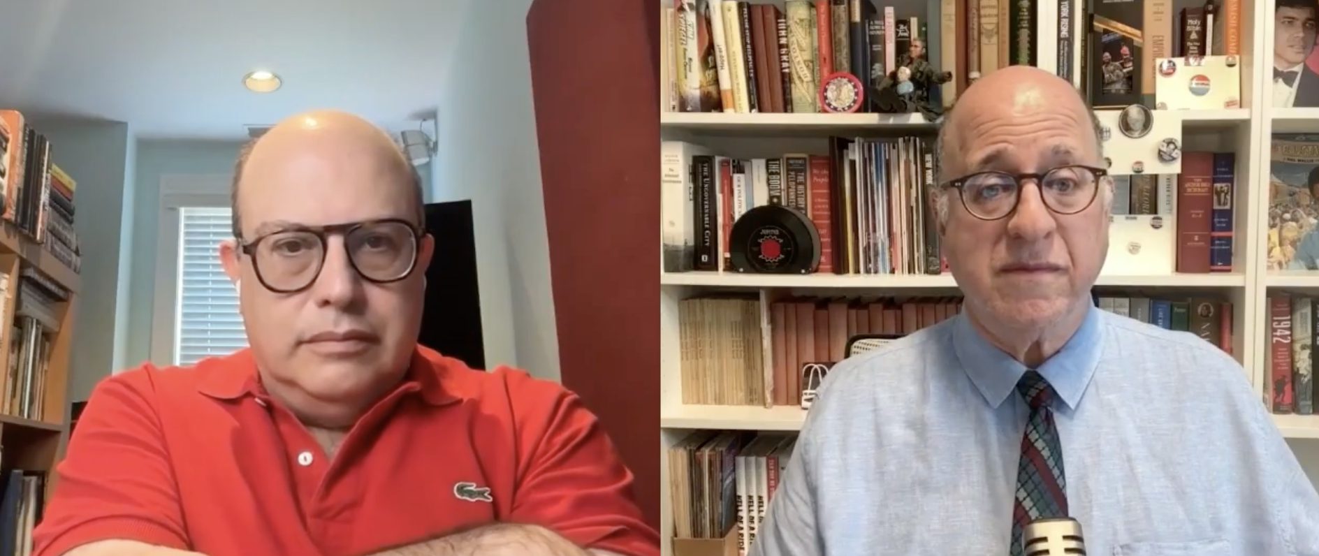 Eli Lake (left) and John Podhoretz (right).