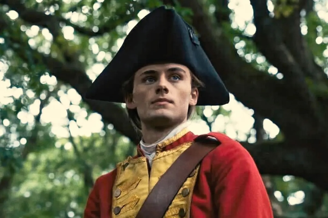 A screenshot of William Franklyn-Miller as George Washington in the film Young Washington.