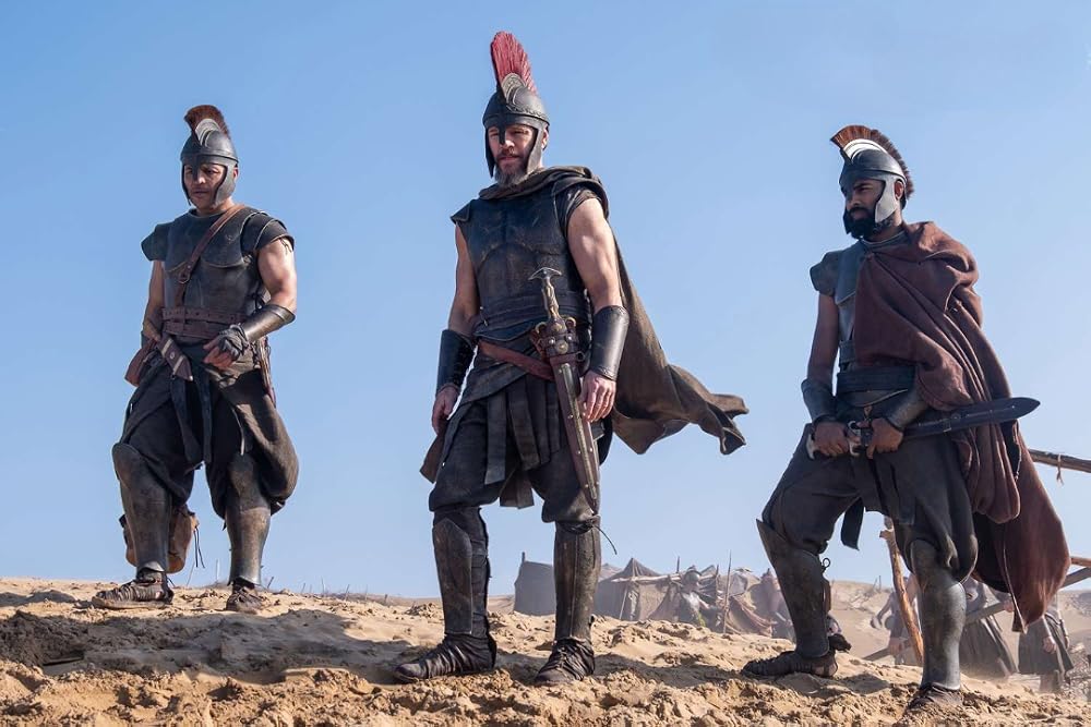 A still from Christopher Nolan's 2026 film, The Odyssey.