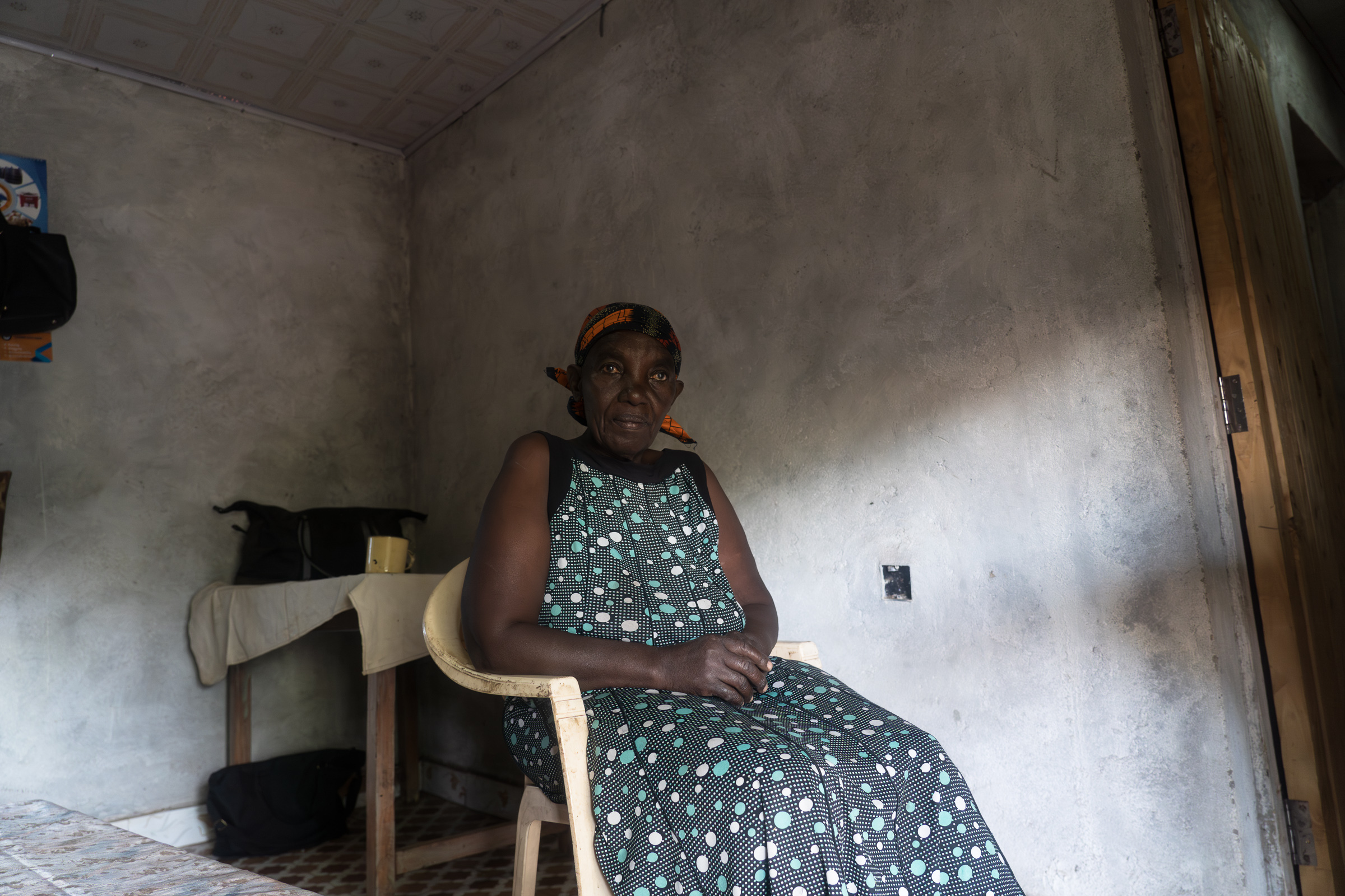 Kenyan farmer Nancy Wanjiru at her home in rural Meru