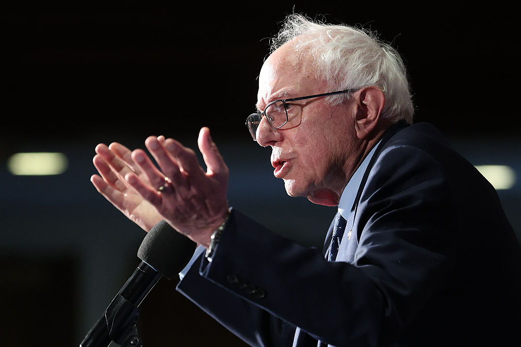 Bernie Sanders  speaks at the National Press Club on June 8, 2026, in Washington, DC. 