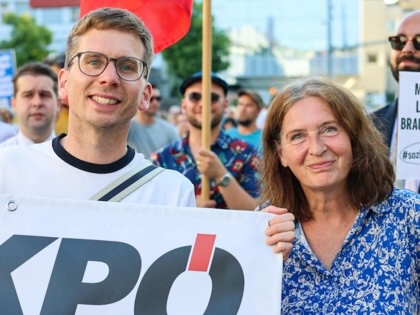 Robert Krotzer with Graz Mayor Elke Kahr