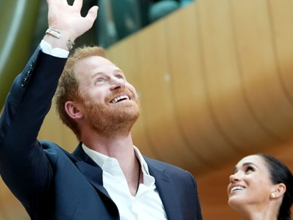 Prince Harry, Duke of Sussex waves to children and their families during a visit to the Royal Children’s Hospital on April 14, 2026, in Melbourne, Australia.