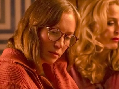 Hannah Einbinder and Gillian Anderson in "Teenage Sex and Death at Camp Miasma."