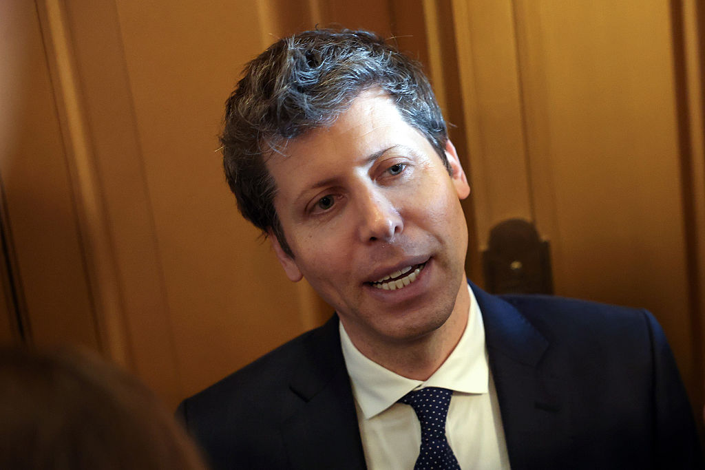 Sam Altman, CEO of OpenAI, leaves a meeting at the U.S. Capitol on July 29, 2026, in Washington, DC.