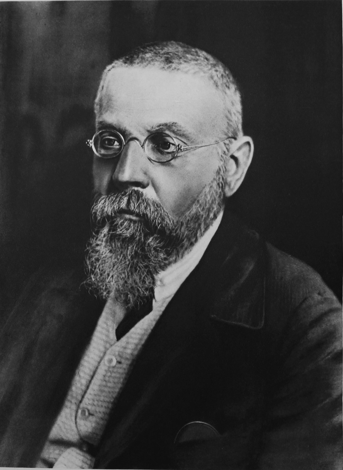 A photo portrait of M. N. Pokrovsky
