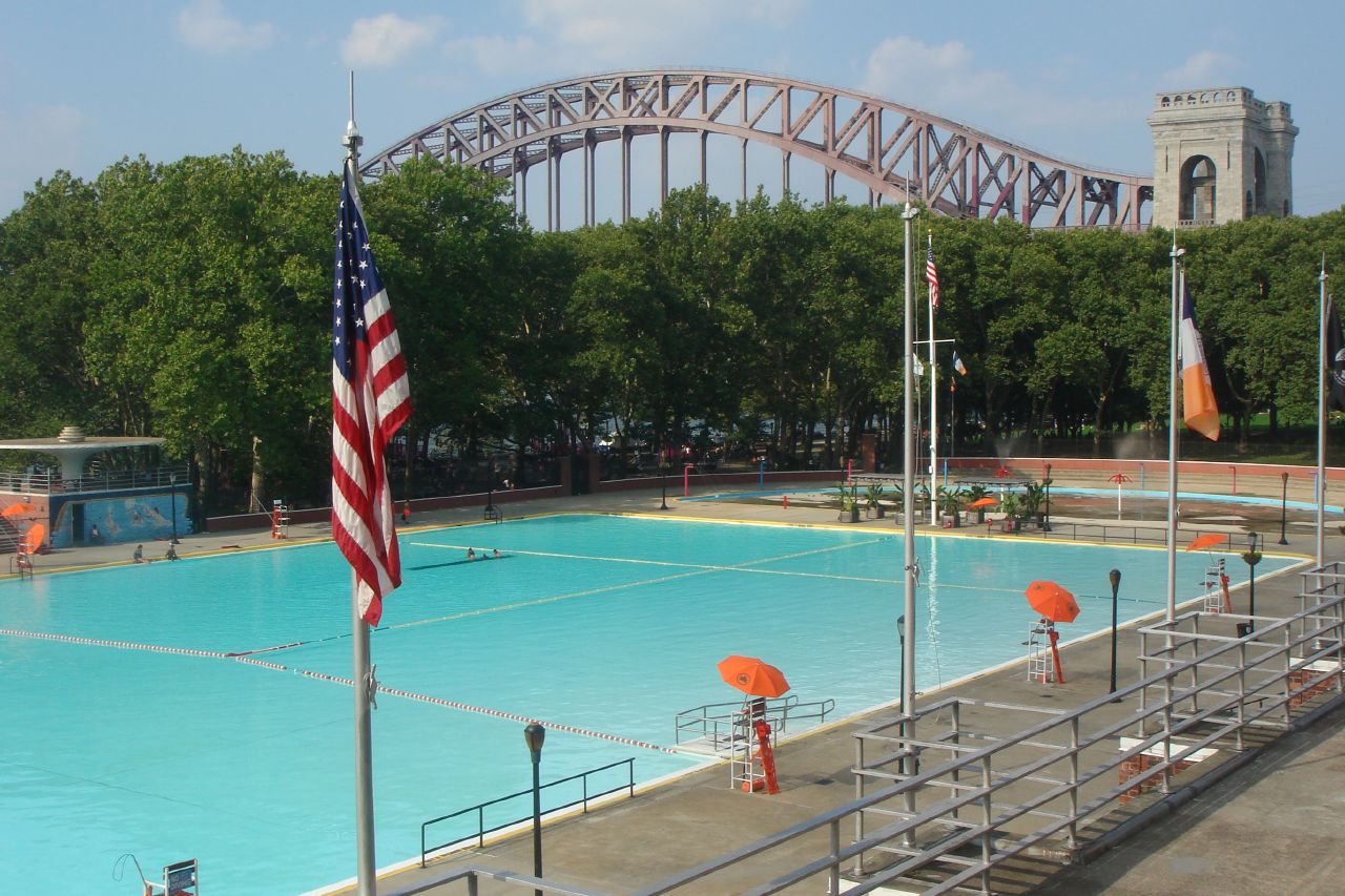 The Astoria Park pool in Queens, New York.
