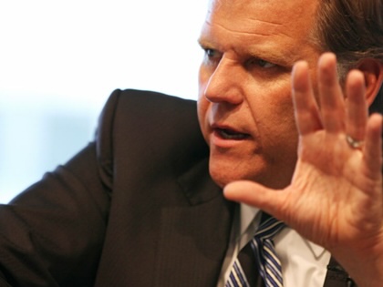 Mike Rogers, a Republican from Michigan and former chairman of the House Intelligence Committee, speaks during an interview in Washington, DC, on  September 6, 2011. 
