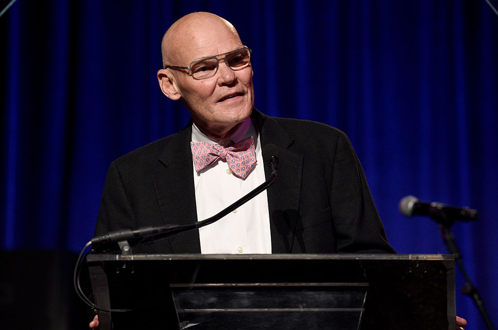James Carville speaks onstage during Angel Ball 2015 on October 19, 2015, in New York City.