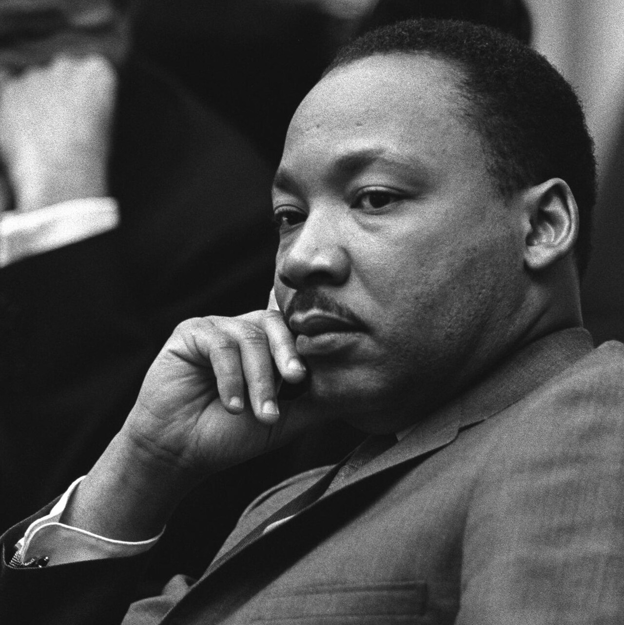 Martin Luther King Jr, photographed during a meeting at the White House in 1966.