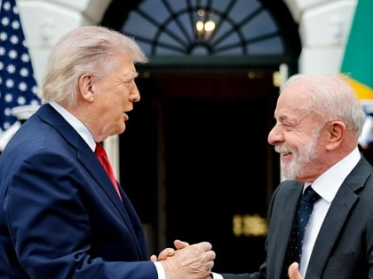 Brazilian President Luiz Inácio Lula da Silva meets with Donald Trump at the White House in Washington, DC, on May 7, 2026.