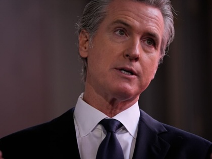Gavin Newsom speaks during a press conference in Oakland, California, on July 13, 2026.