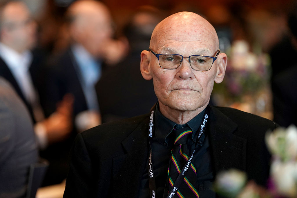 James Carville attends the New York Times DealBook Summit 2025 at Jazz at Lincoln Center on December 3, 2025, in New York City.
